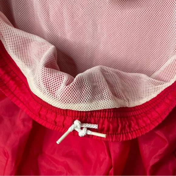 Nike Vintage 90s Red Swim Trunks Shorts XL Swoosh Logo Mesh Lined - Picture 8 of 10